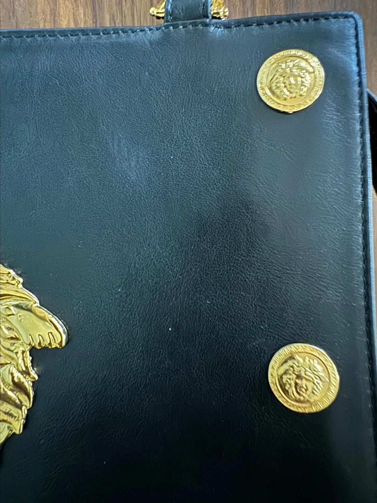 Versace Vintage Medusa Chain Shoulder Bag