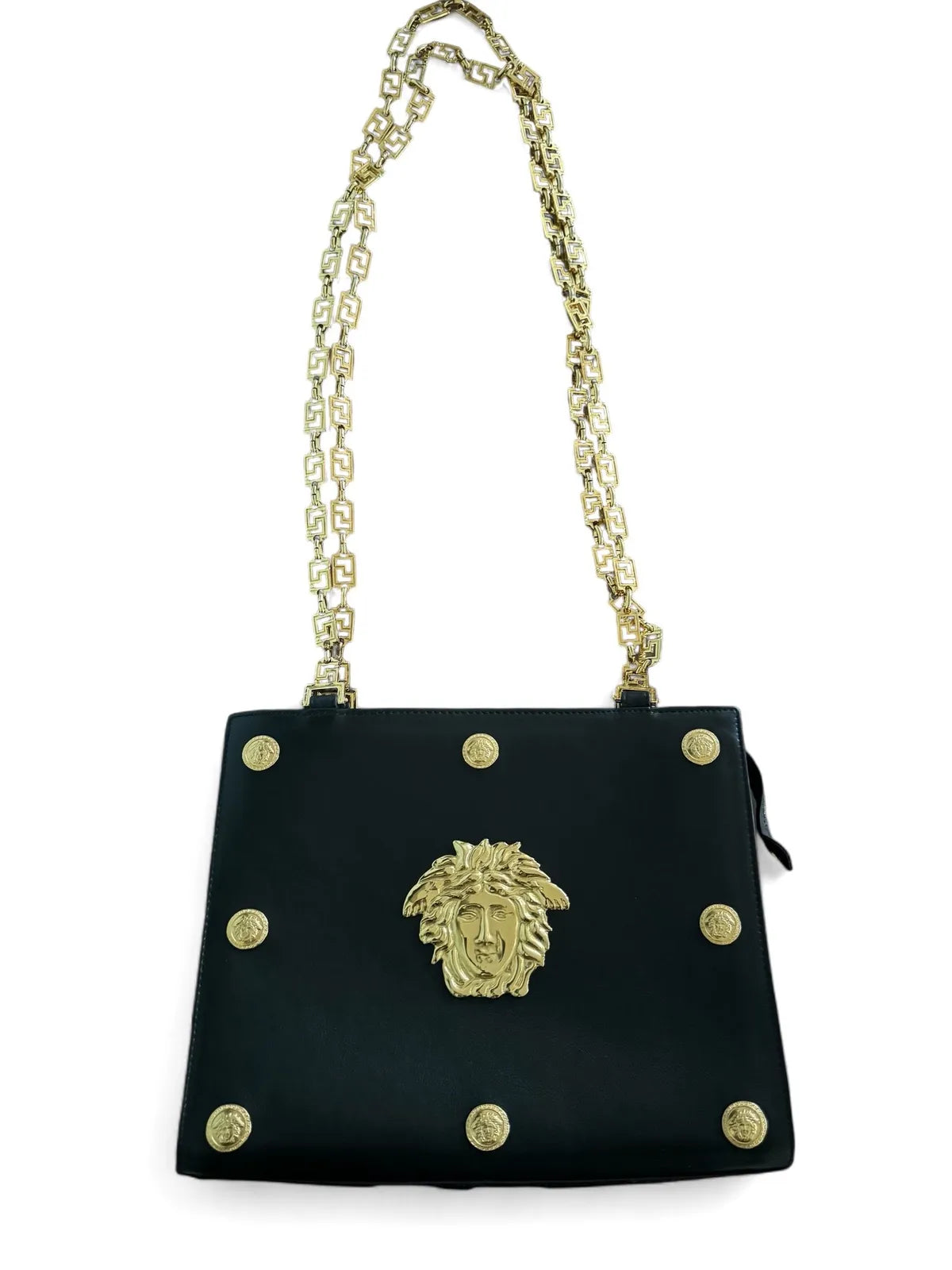 Versace Vintage Medusa Chain Shoulder Bag