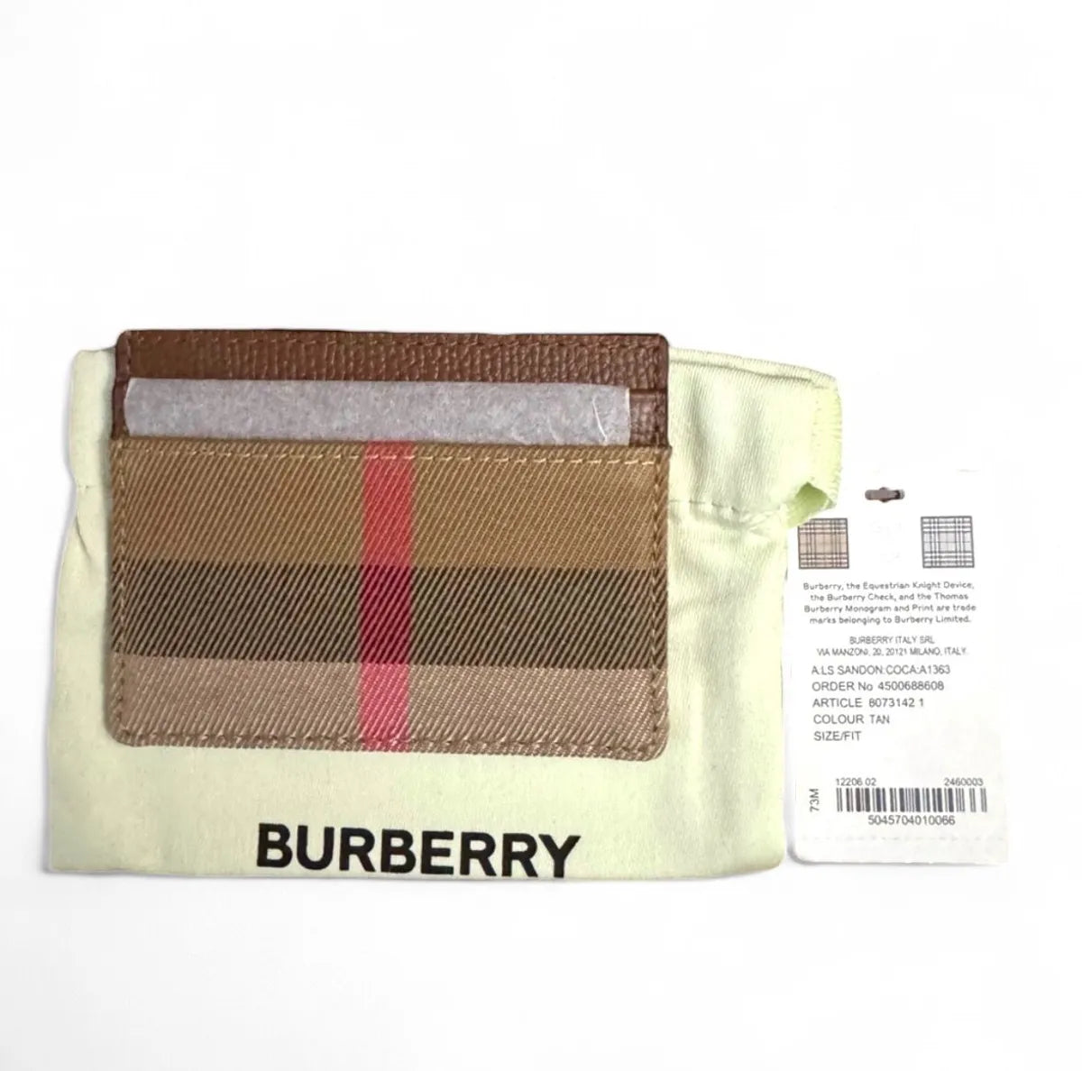 Burberry Sandon Card Holder Wallet